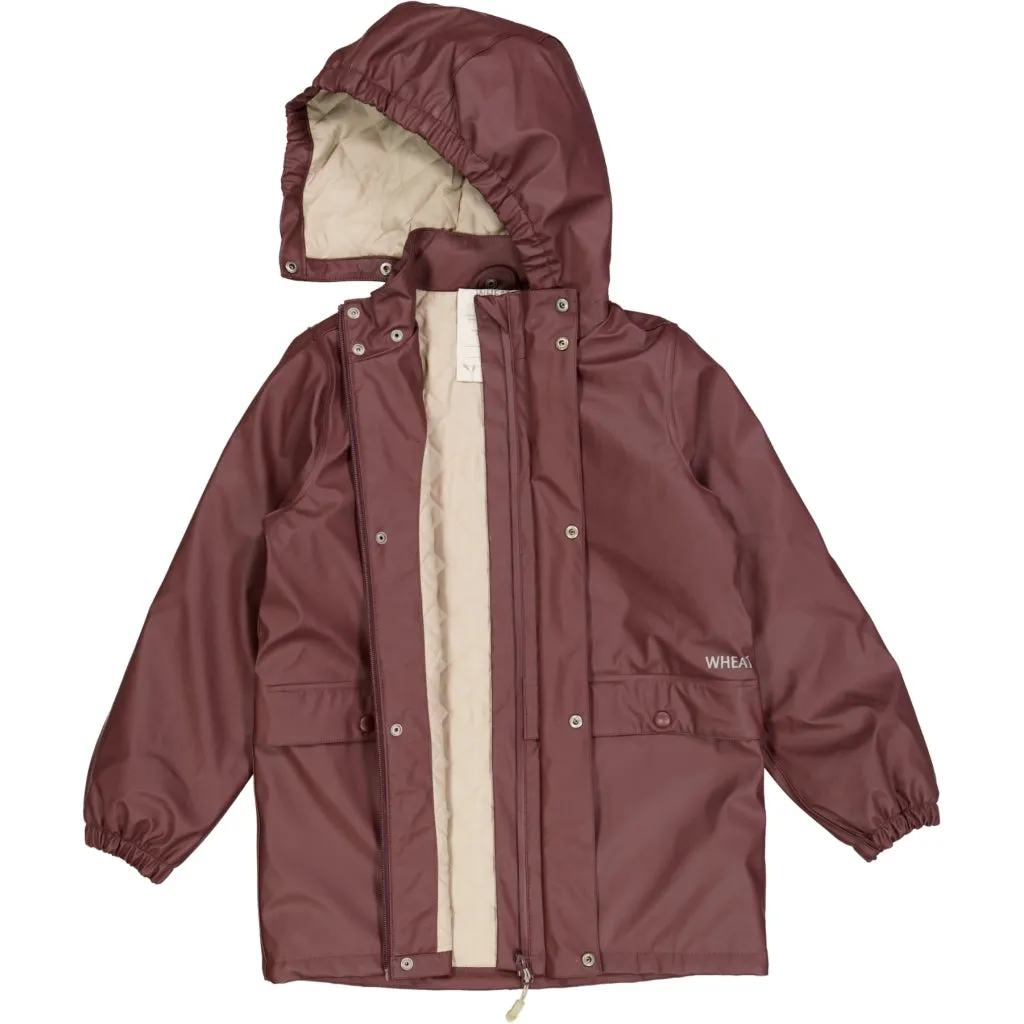 Thermo Rain Coat Ajo - fudge