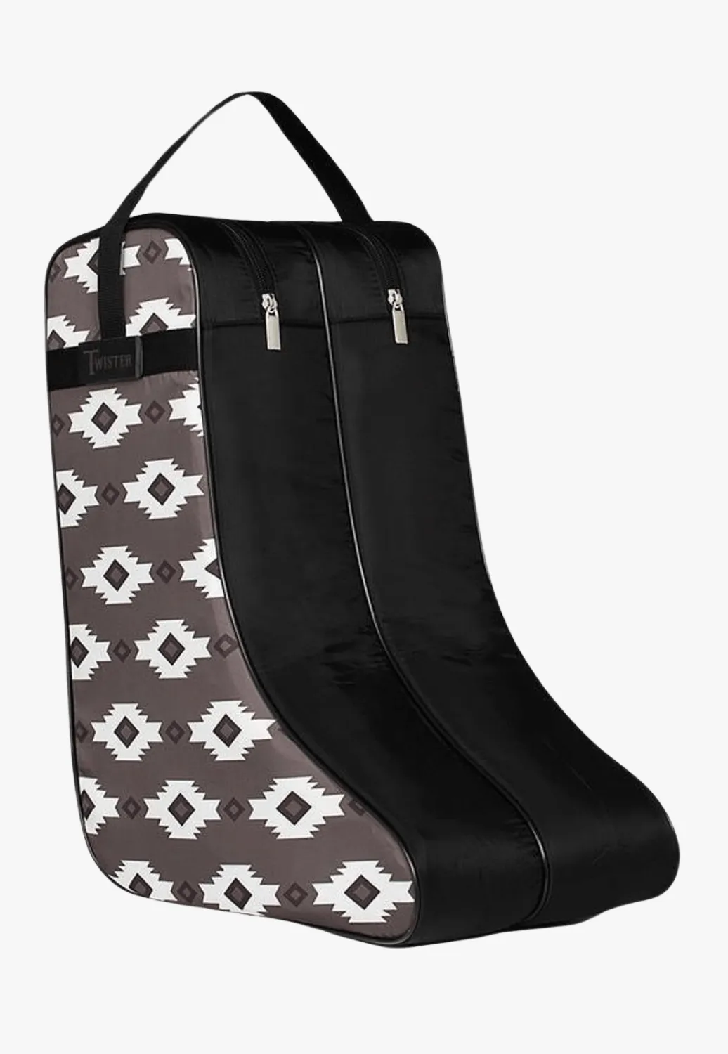 Twister Adults Boot Bag Southwestern Black