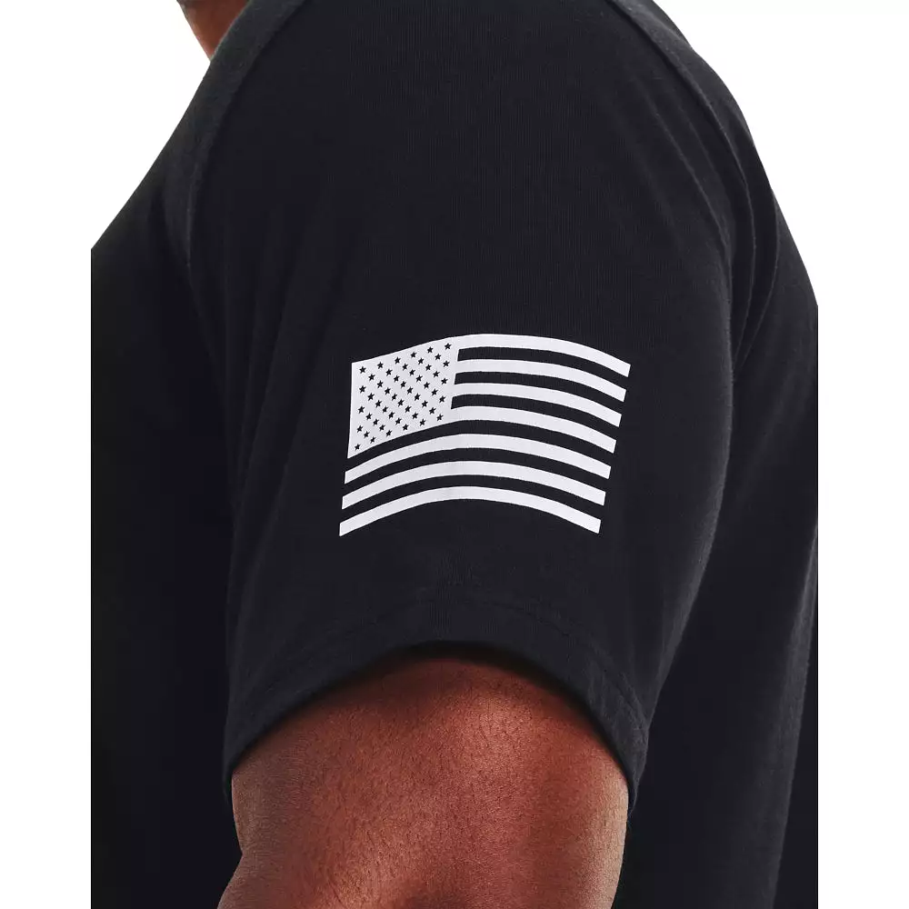 'Under Armour' Men's Freedom Logo T-Shirt - Black