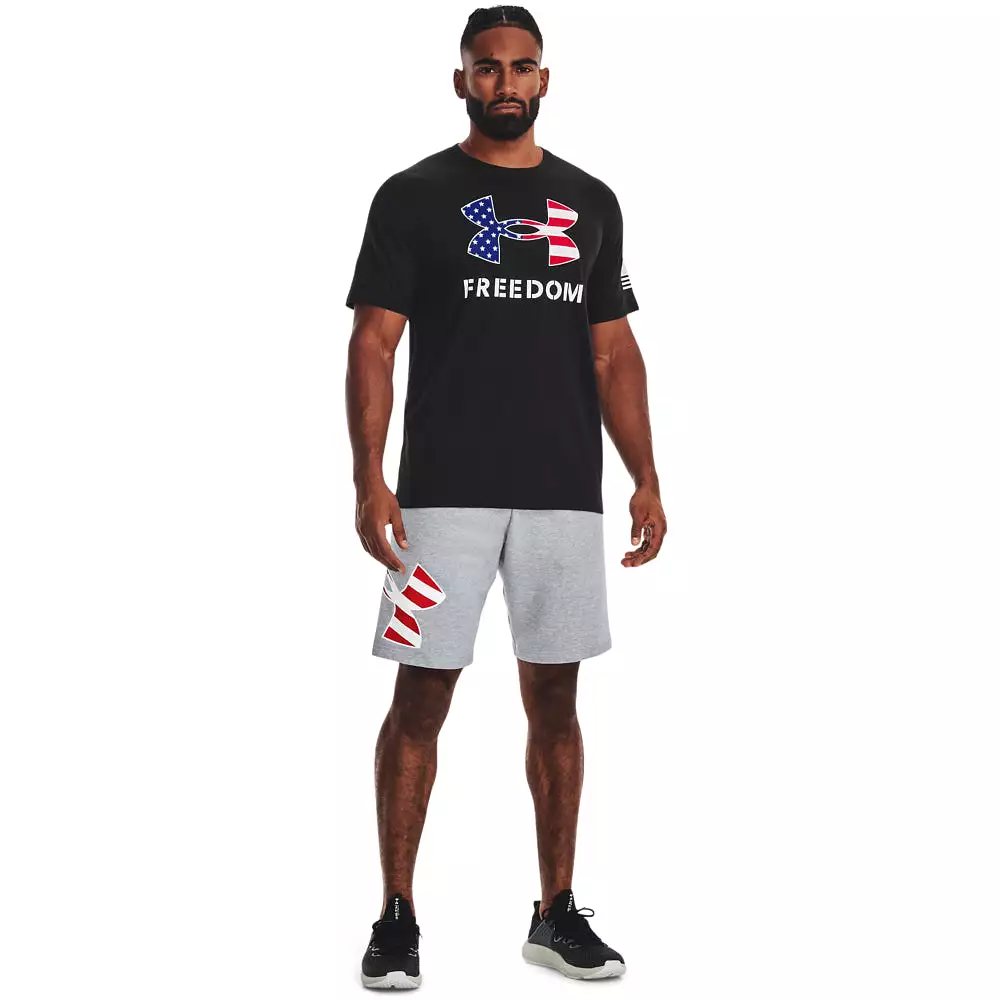 'Under Armour' Men's Freedom Logo T-Shirt - Black