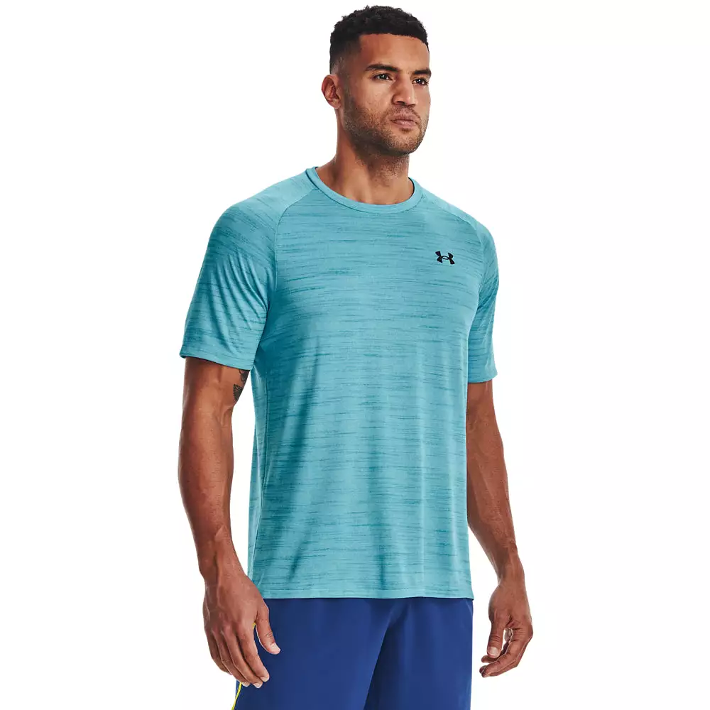 'Under Armour' Men's Tech2.0 Tiger T-Shirt - Glacier Blue