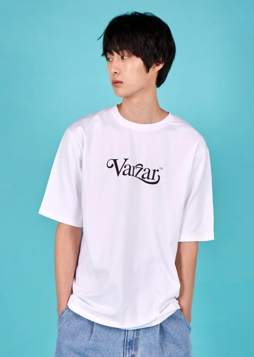 VARZAR  |Unisex Street Style U-Neck Cotton Short Sleeves Oversized