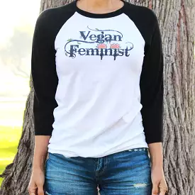 Vegan Feminist Unisex Raglan