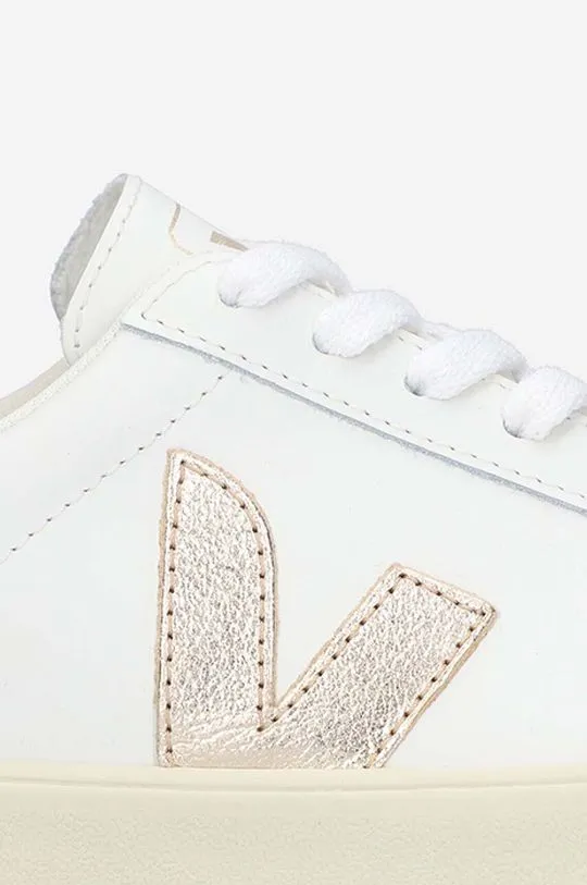 Veja leather sneakers Esplar Logo Leather white color EO0202490