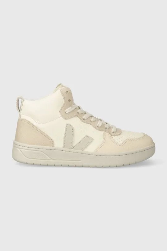 Veja leather sneakers V-15 beige color VQ0503451