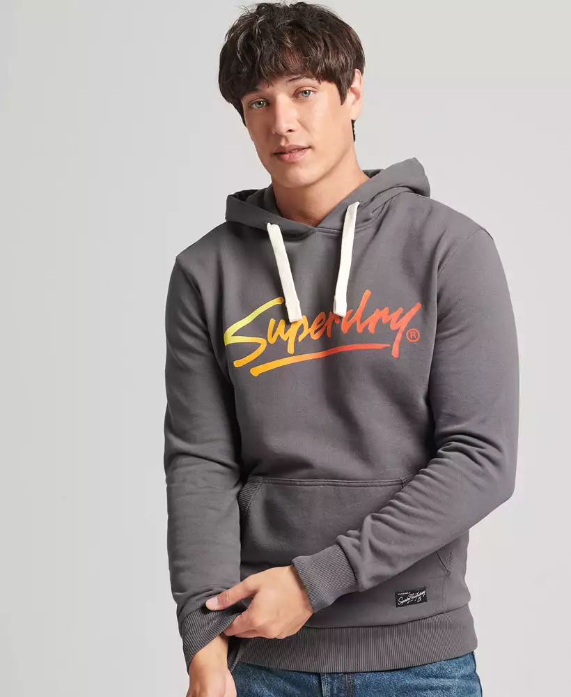 Vintage Downtown Script Hooded Sweatshirt