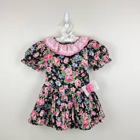 Vintage Mothercare Floral Party Dress 3T USA