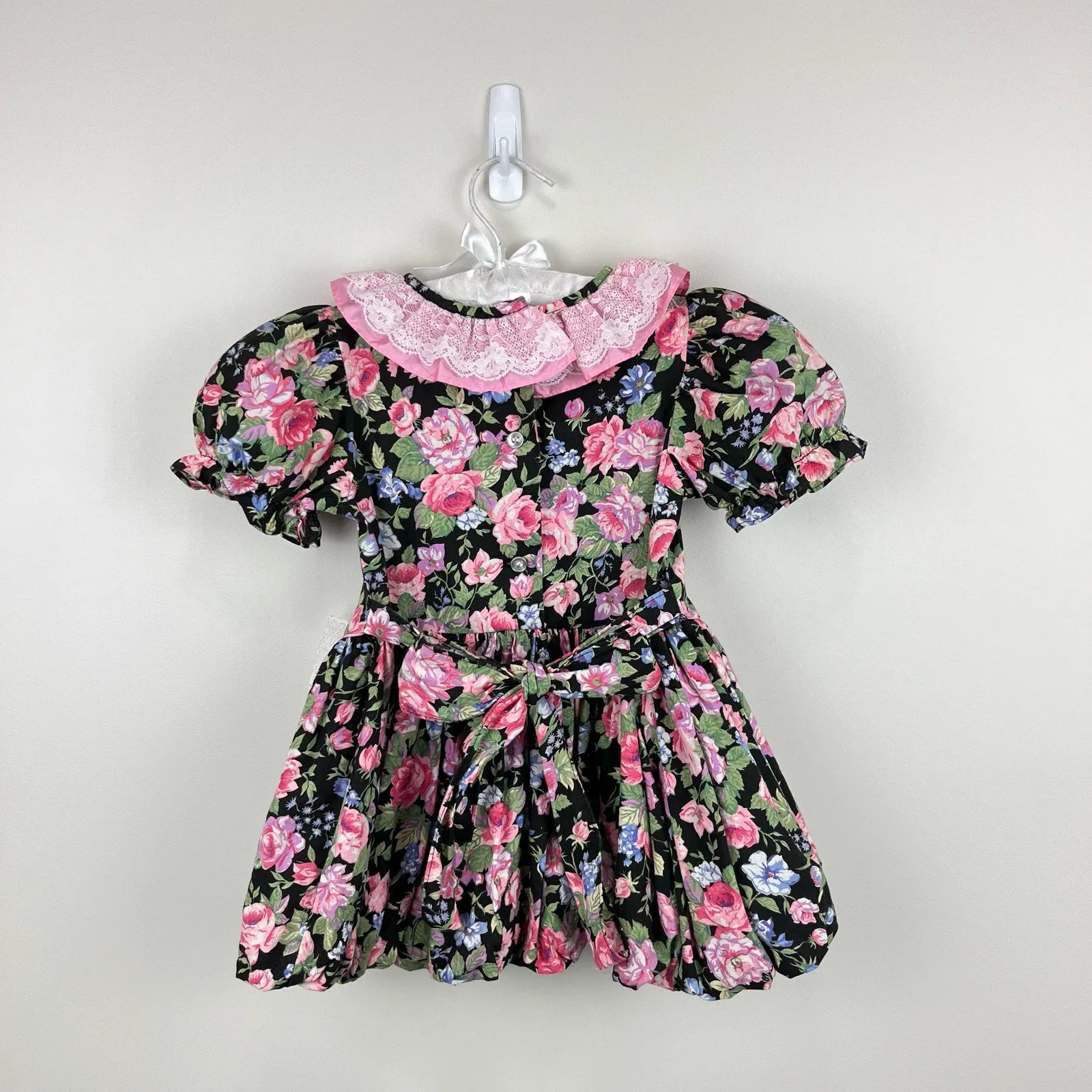 Vintage Mothercare Floral Party Dress 3T USA