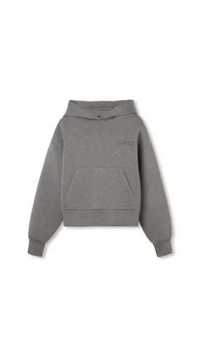 Viscose Jersey Hooded Sweatshirt - Grey