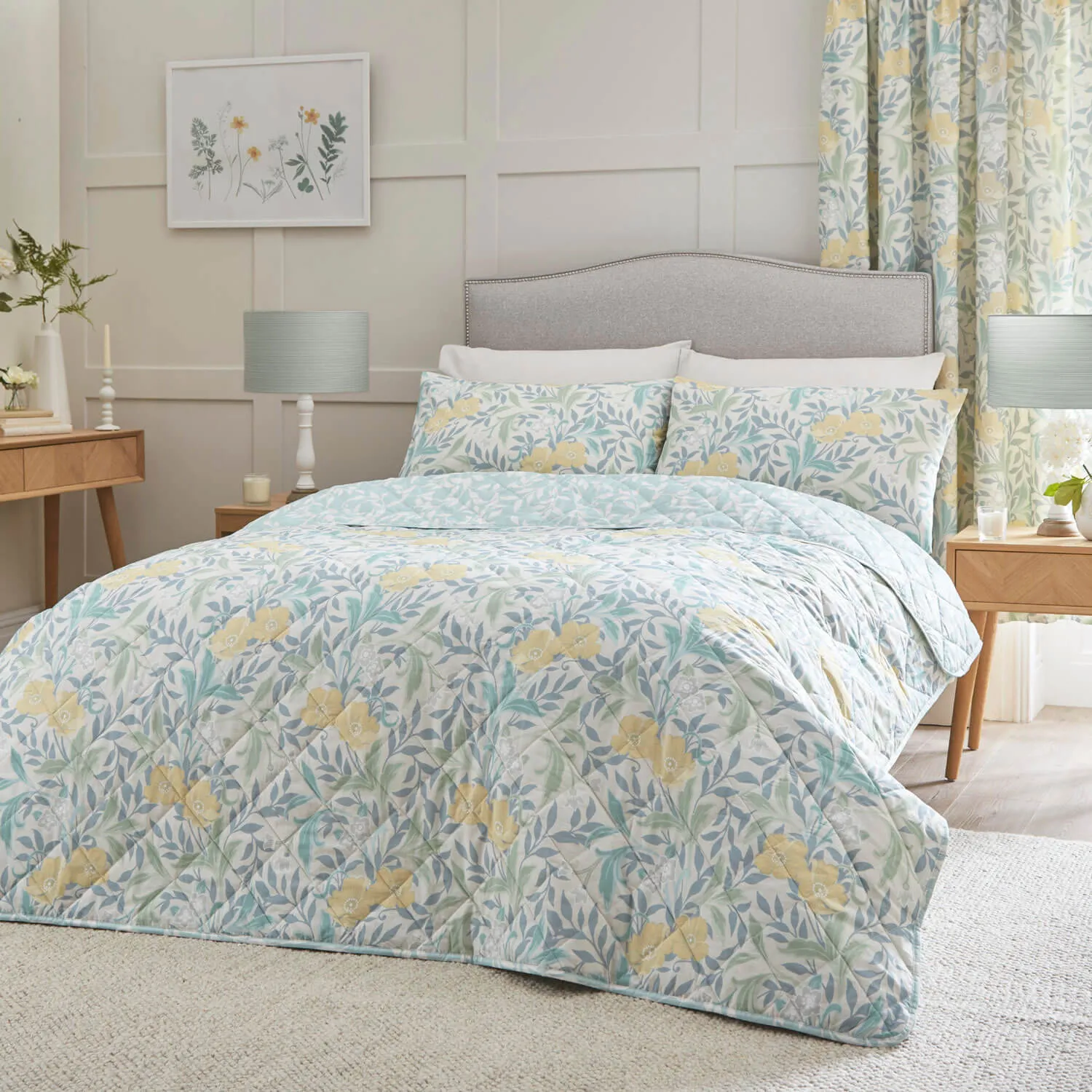 Windsor Bedspread - Blue - 200x230cm