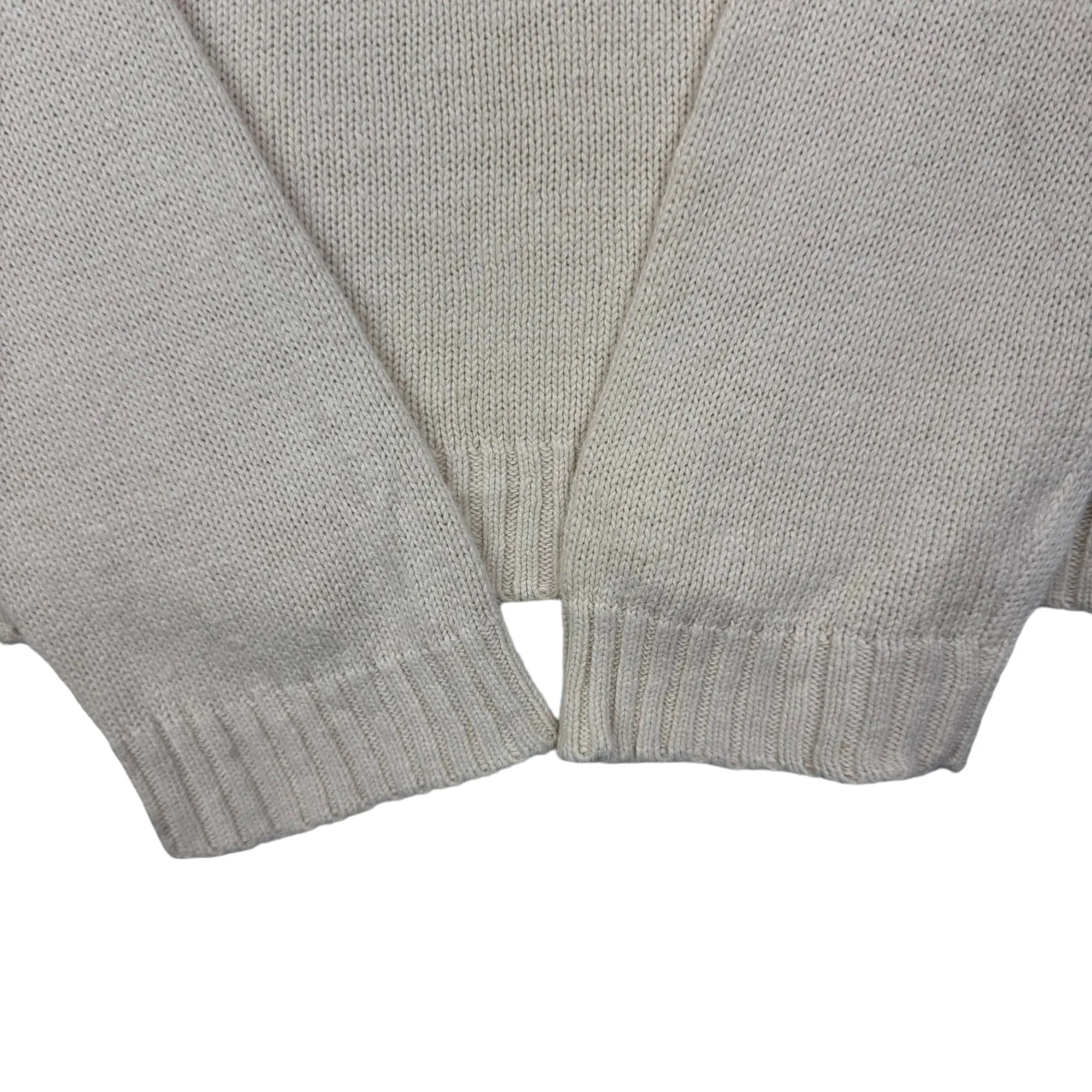 Yves Saint Laurent Knitted Sweater Beige