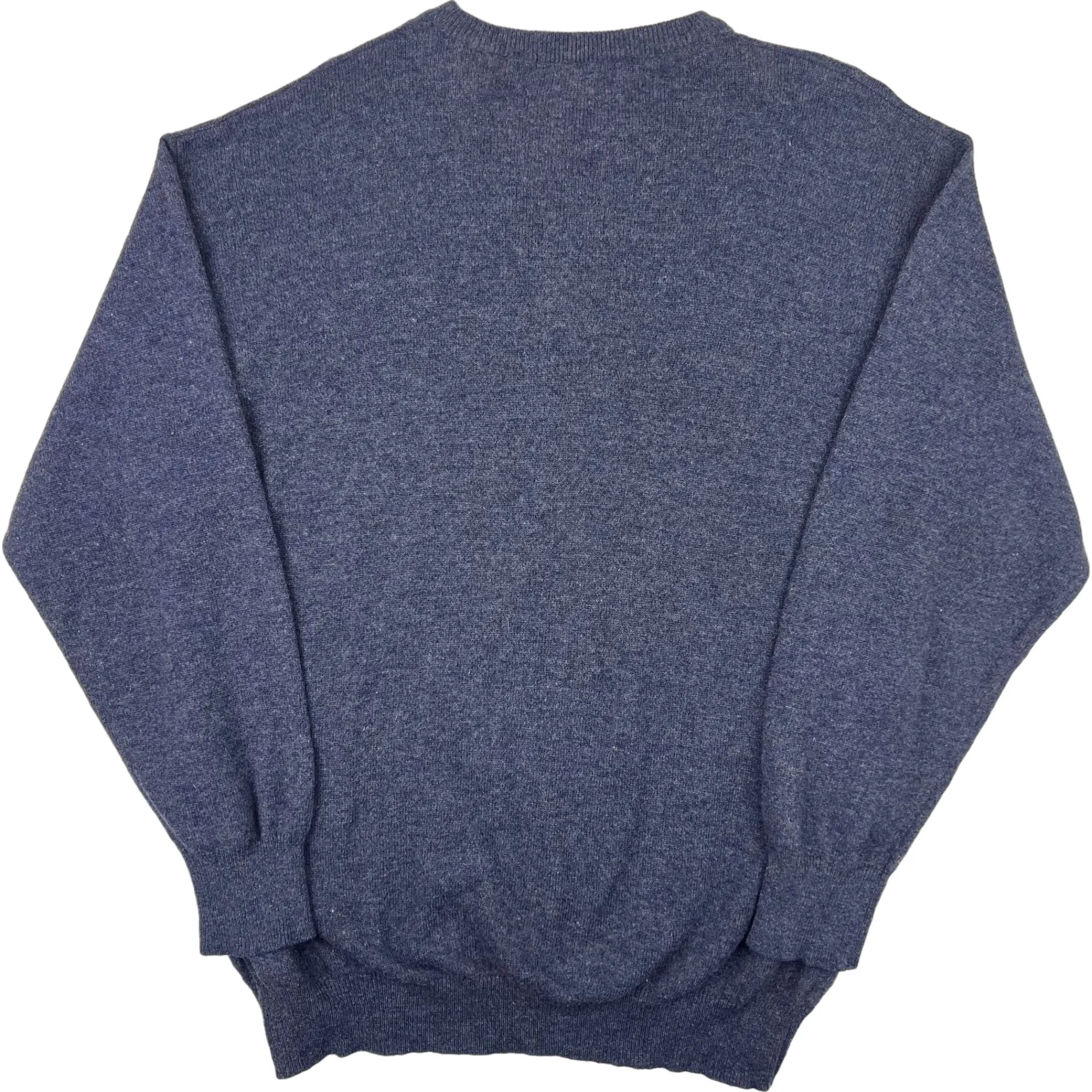 Yves Saint Laurent Lana Wool Knitted Sweater Blue